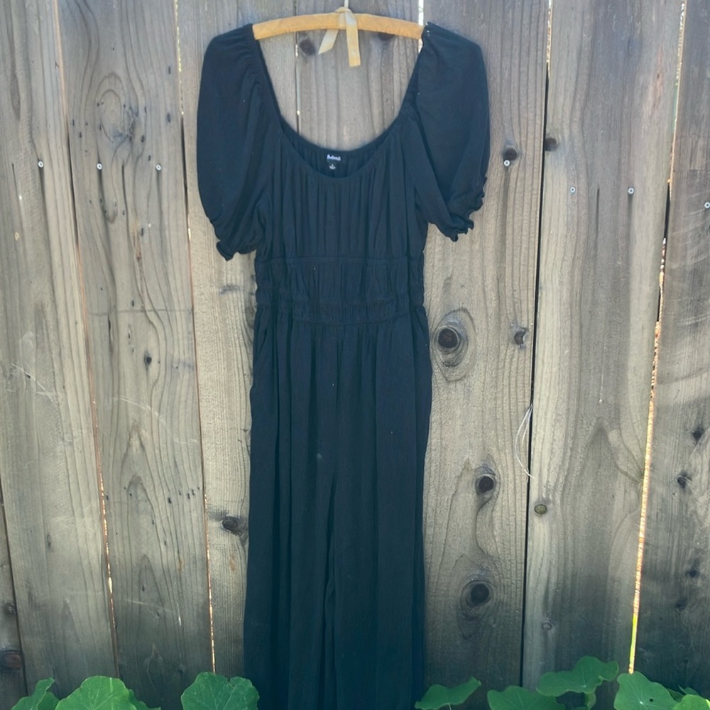 Madewell Sophia Black Jumpsuit